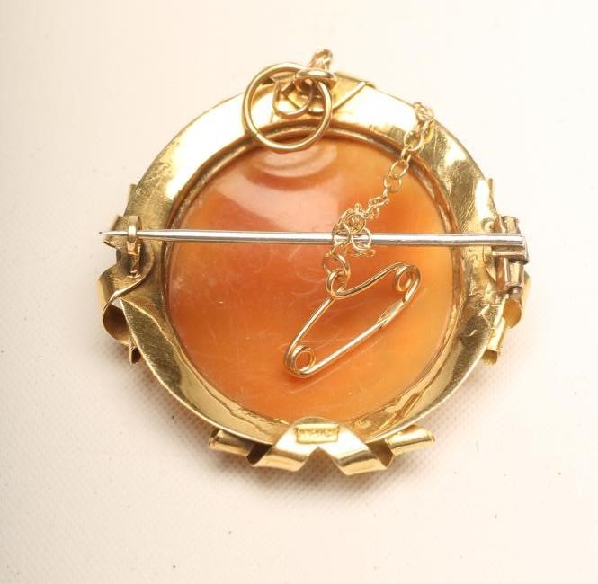 AN EDWARDIAN SHELL CAMEO Image