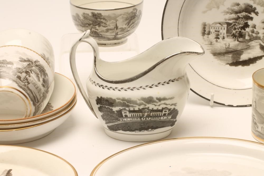 A COLLECTION OF ENGLISH PORCELAIN TEA WARES Image
