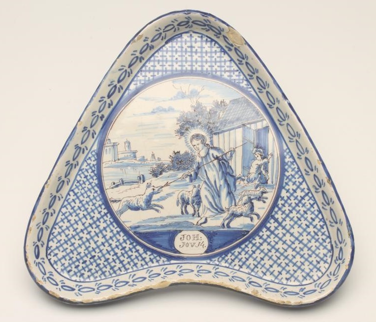 A DUTCH DELFT STAND Image