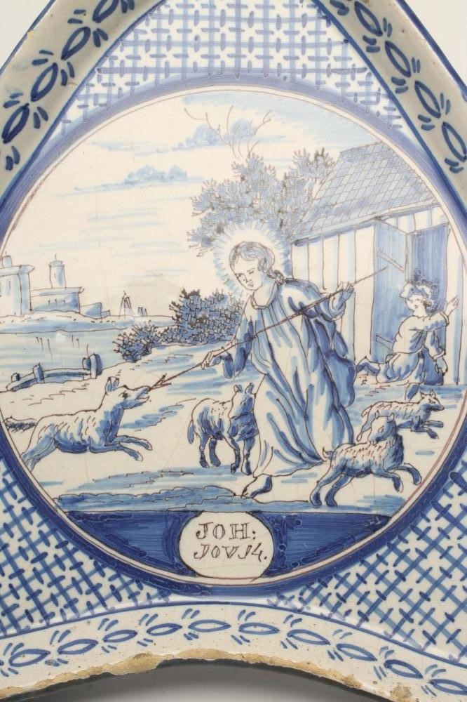 A DUTCH DELFT STAND Image