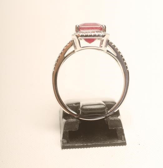 A RUBY AND DIAMOND RING Image