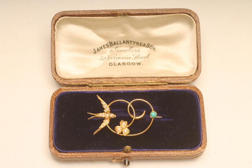 AN EDWARDIAN NOVELTY BROOCH Image