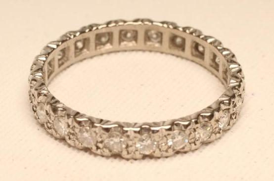 A DIAMOND ETERNITY RING Image
