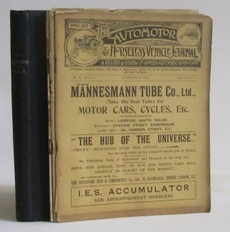 THE AUTOMOTOR JOURNAL and Horseless Vehicle Journal: An Illustrated Monthly Journal with Supplement Image