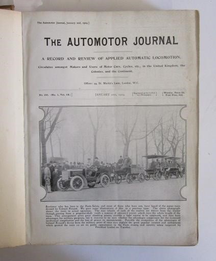 THE AUTOMOTOR JOURNAL and Horseless Vehicle Journal: An Illustrated Monthly Journal with Supplement Image