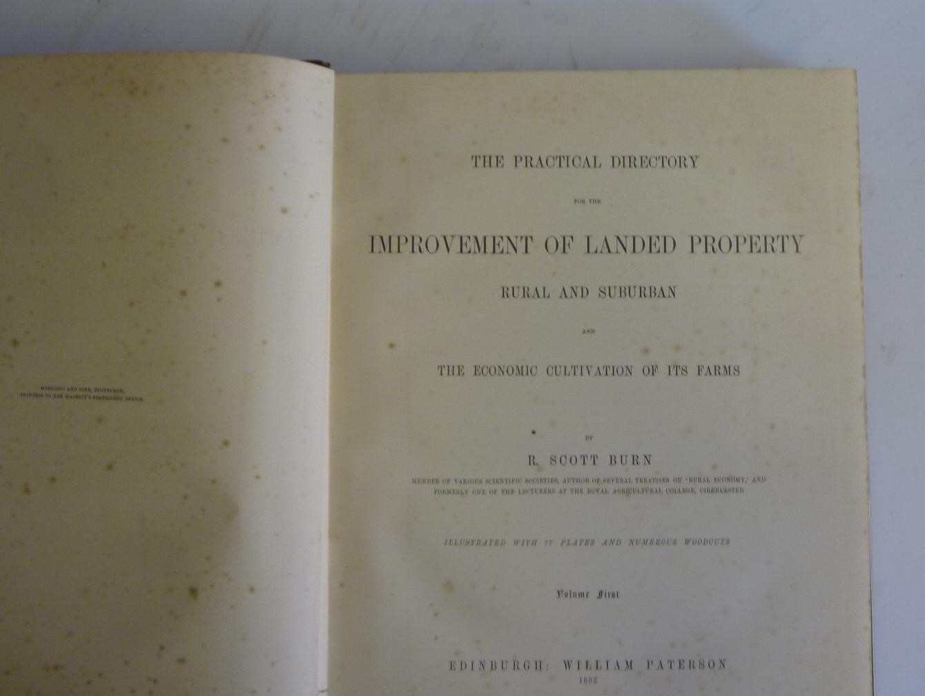 THE PRACTICAL DIRECTORY FOR THE IMPROVEMENT OF LANDED PROPERTY Image