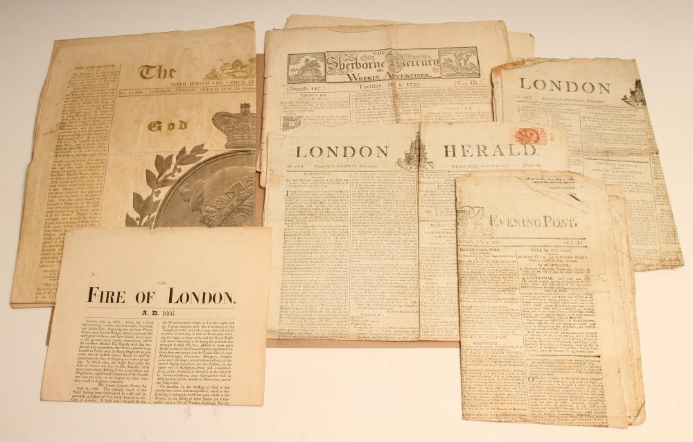 EIGHTEENTH CENTURY NEWSPAPERS Image