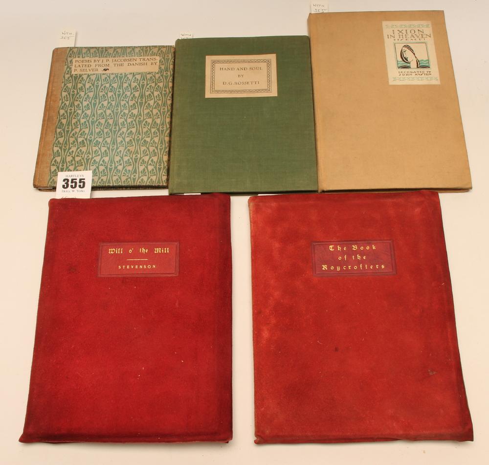 POEMS BY J P JACOBSEN translated by P Selver Image