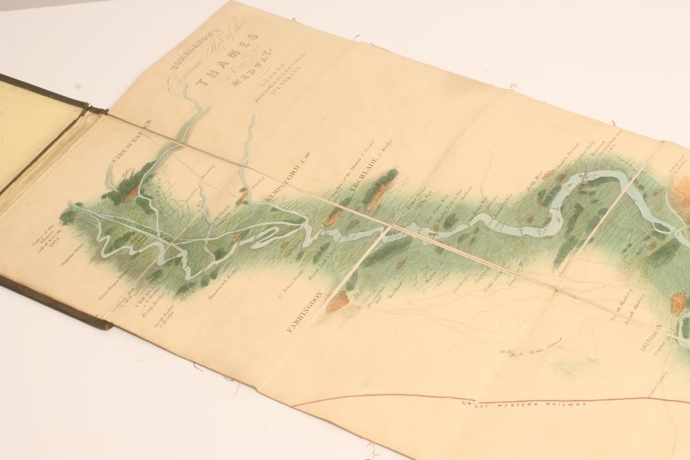 A TOMBLESON'S PANORAMIC MAP OF THE THAMES AND MEDWAY Image