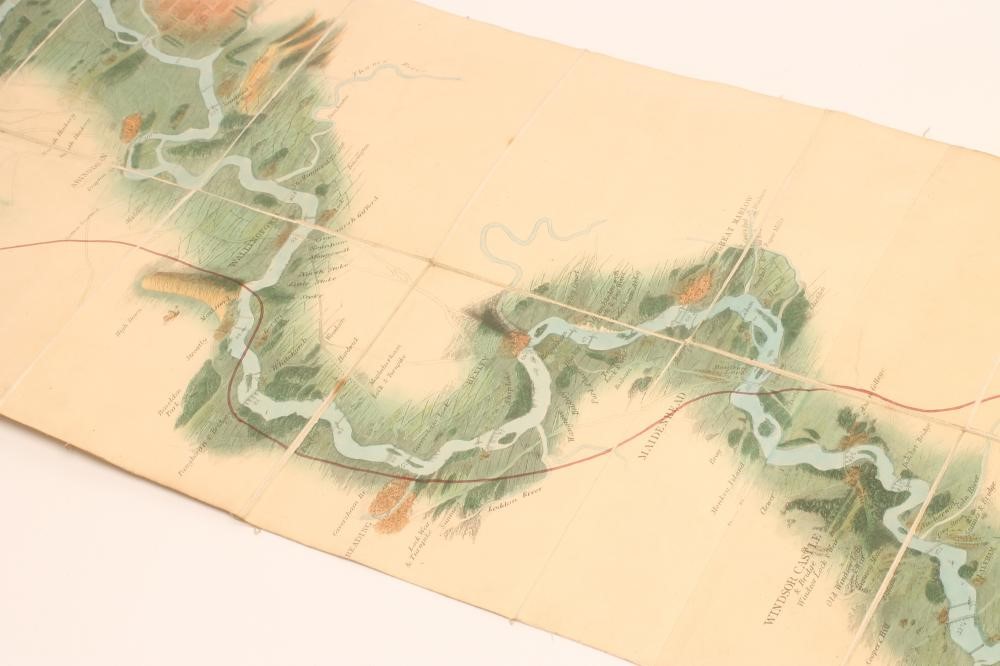 A TOMBLESON'S PANORAMIC MAP OF THE THAMES AND MEDWAY Image