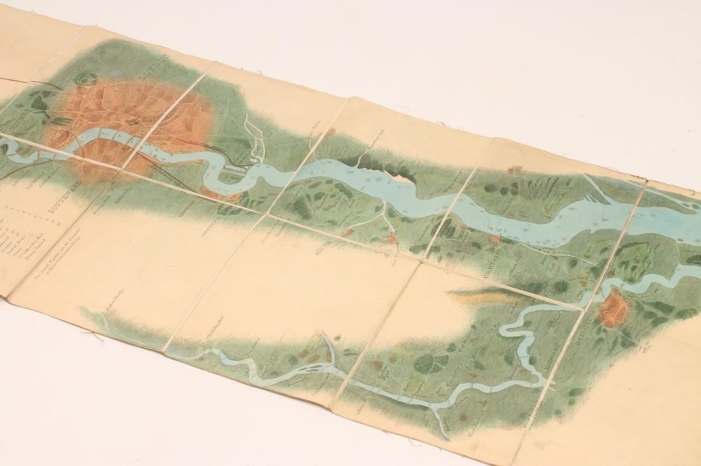 A TOMBLESON'S PANORAMIC MAP OF THE THAMES AND MEDWAY Image