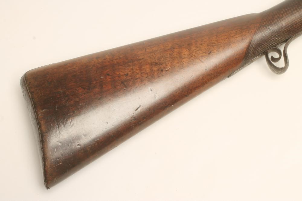 A PERCUSSION SPORTING GUN BY WILKES Image