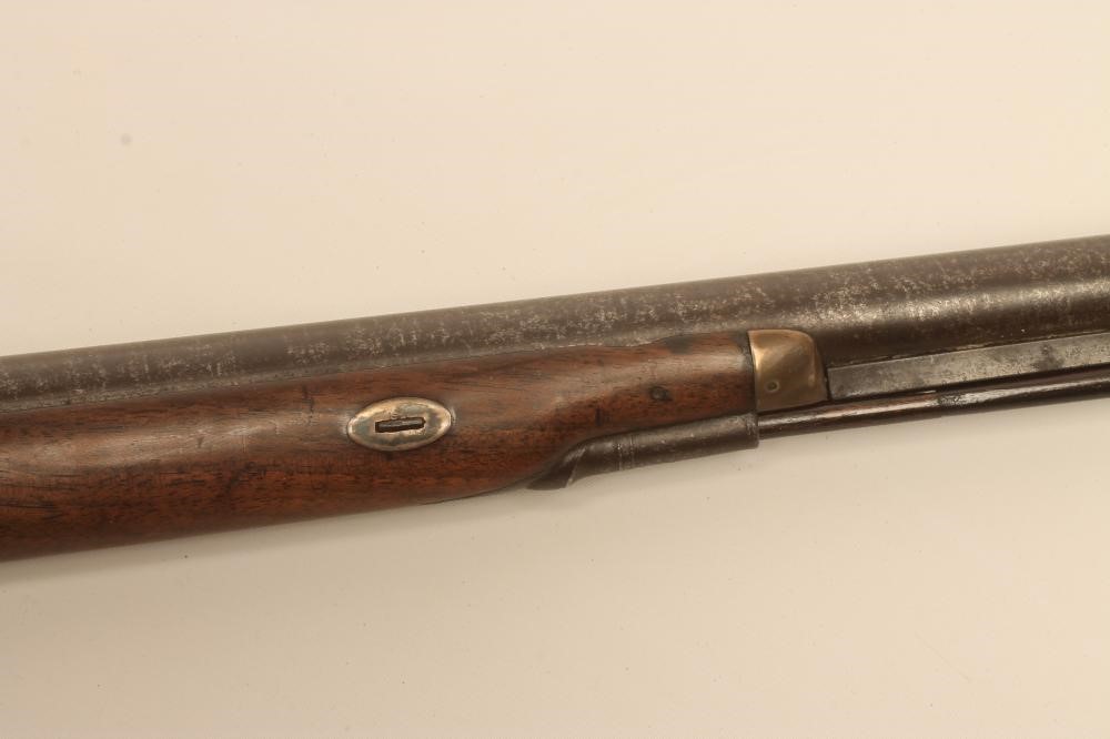 A PERCUSSION SPORTING GUN BY WILKES Image