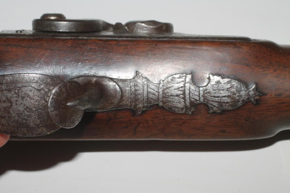 A PERCUSSION SPORTING GUN BY WILKES Image