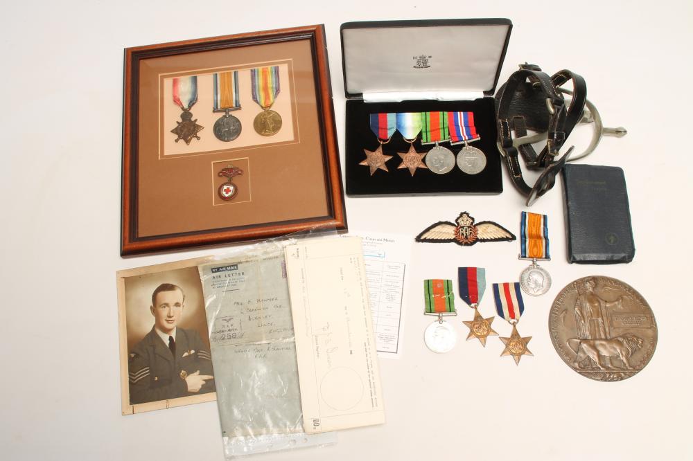 A FAMILY OF FIRST WORLD WAR MEDALS Image