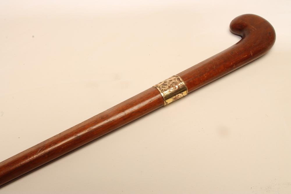 A FIRST WORLD WAR PROPELLER WALKING CANE Image