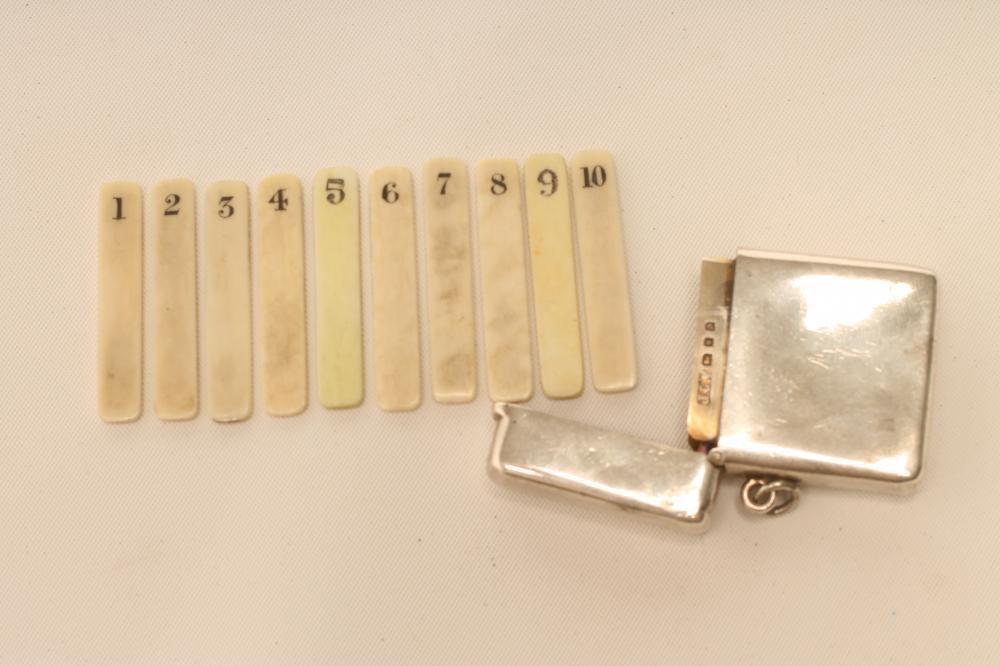 A SILVER "VESTA CASE" PEG FINDER Image