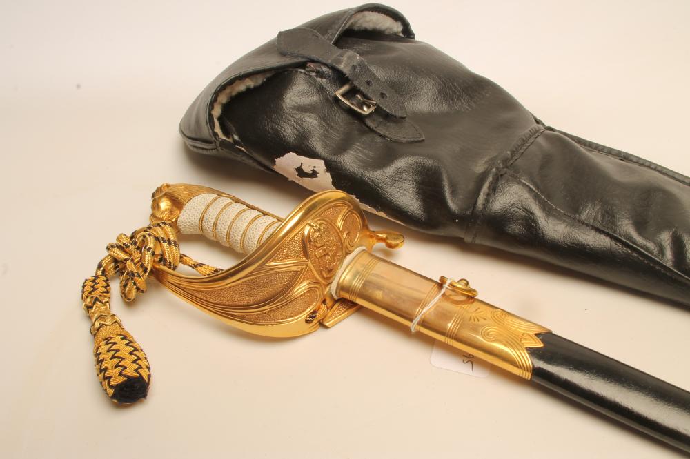 AN 1827 PATTERN NAVAL OFFICER'S SWORD Image