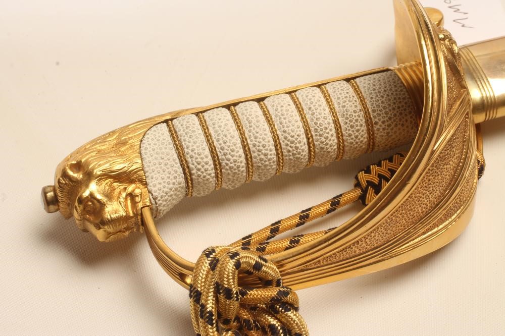 AN 1827 PATTERN NAVAL OFFICER'S SWORD Image