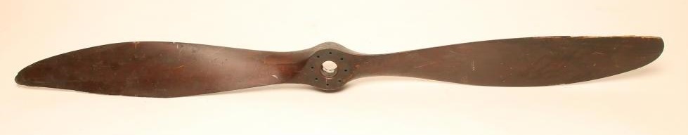 A TWIN BLADED WOODEN PROPELLER Image