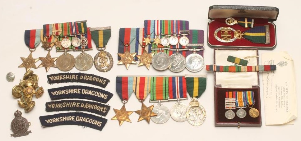 A FAMILY OF SECOND WORLD WAR MEDALS Image