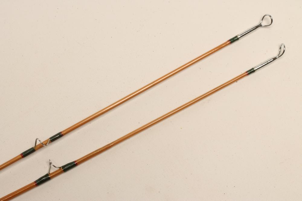 A RITZ SUPER PARABOLIC FFP FARIO CLUB SPLIT CANE FLY FISHING ROD Image