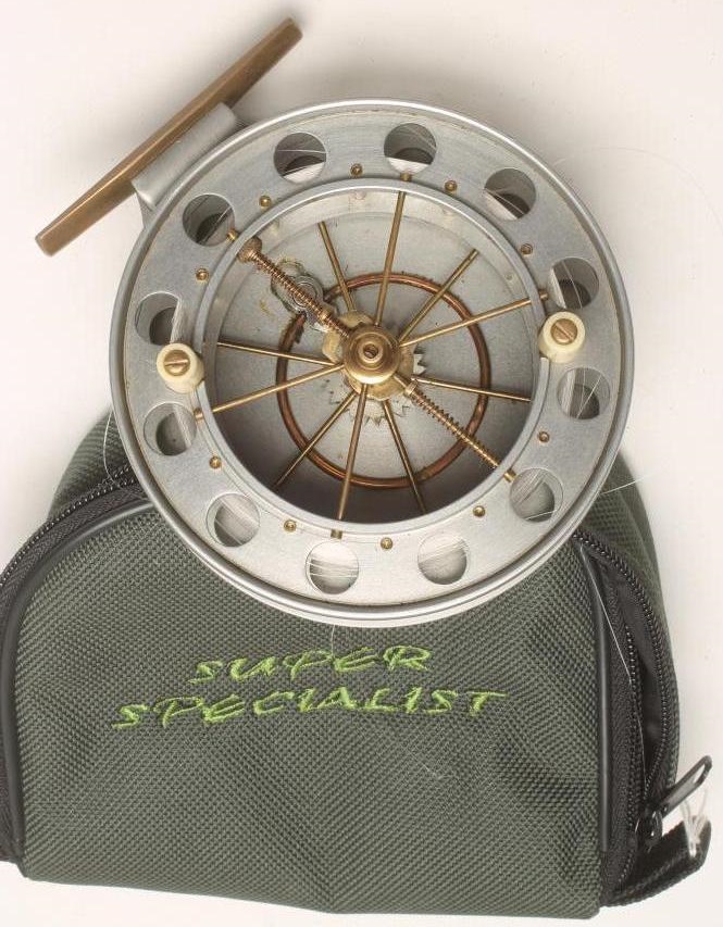 A PHOENIX ARIEL CENTRE PIN FISHING REEL Image