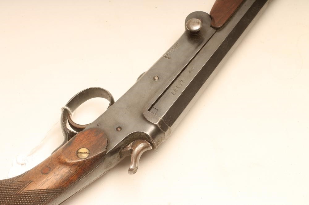 A 20 BORE SINGLE BARREL FOLDING ACTION HAMMER SHOTGUN BY KABA Image