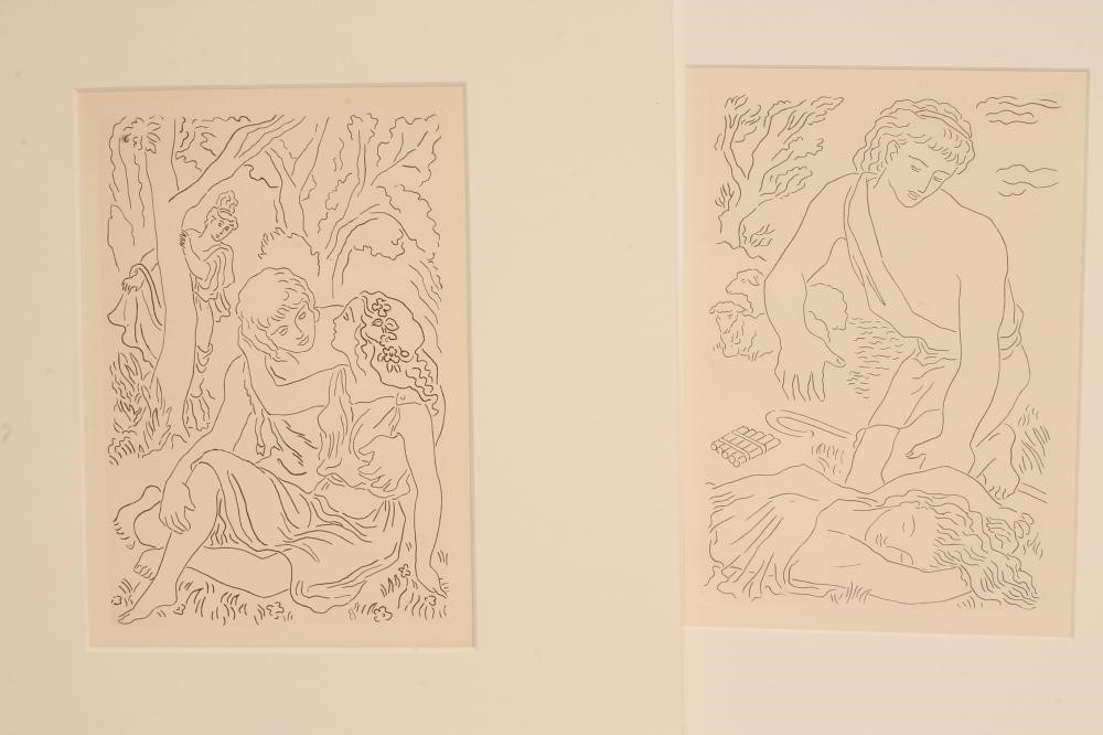 A PORTFOLIO OF PRINTS including a woodcut by Paul Nash Image
