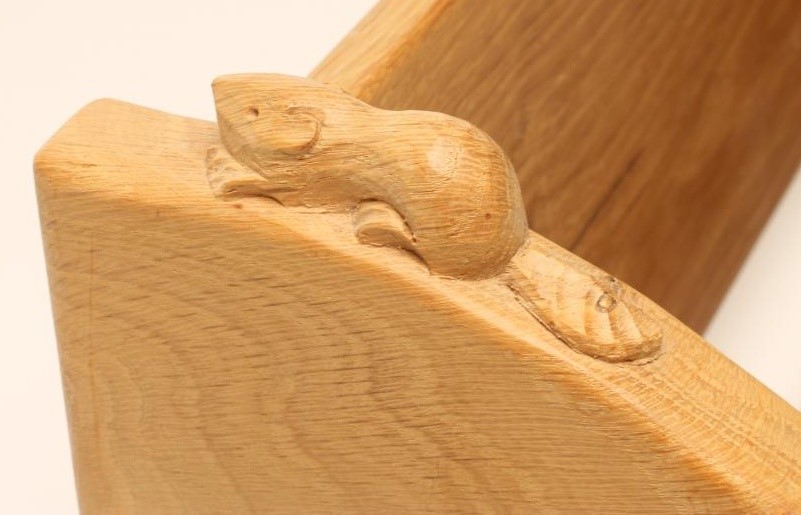 AN OAK BOOK TROUGH by Colin Almack Image