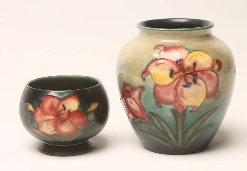 TWO MOORCROFT POTTERY VASES Image