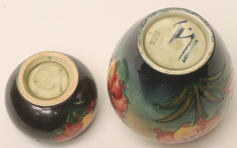 TWO MOORCROFT POTTERY VASES Image