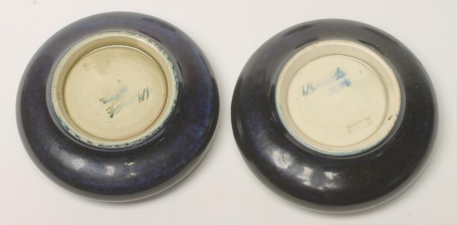 TWO SMALL MOORCROFT POTTERY VASES Image