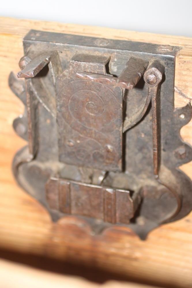 A PAINTED BOARDED STRONG BOX Image