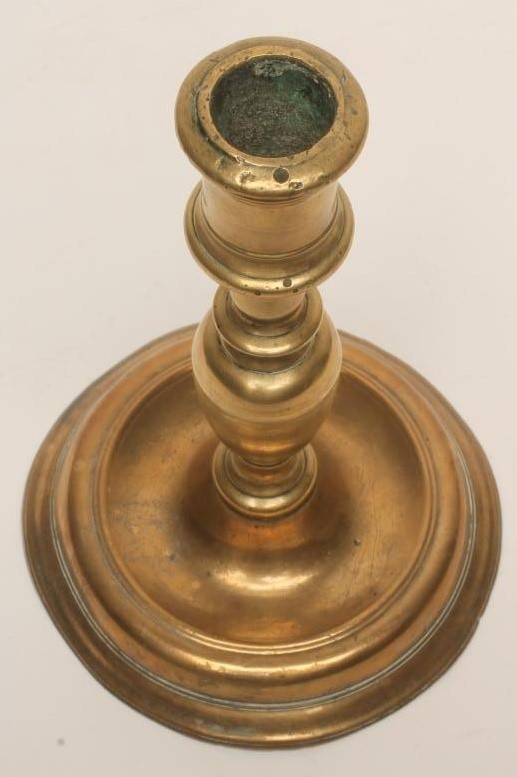 A BRASS CANDLESTICK Image