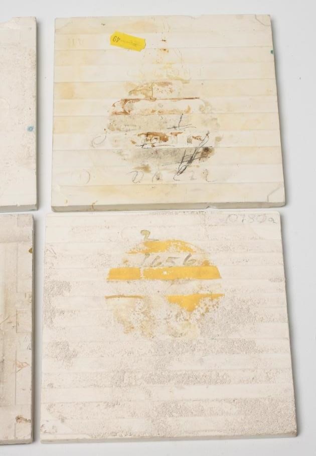 A PAIR OF VICTORIAN STAFFORDSHIRE POTTERY GREYHOUNDS Image