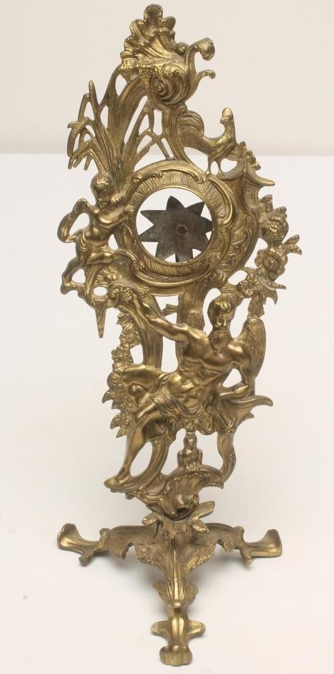 A GEORGIAN ROCOCO BRASS WATCH STAND Image