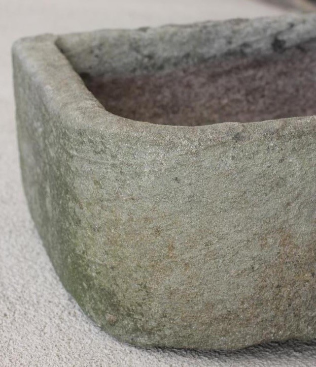 A SANDSTONE TROUGH of narrow rounded oblong form Image