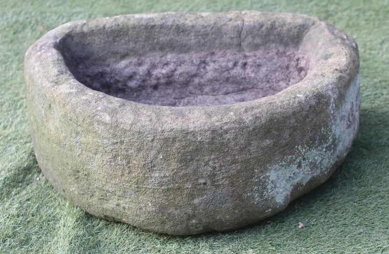 A SANDSTONE TROUGH of D form Image