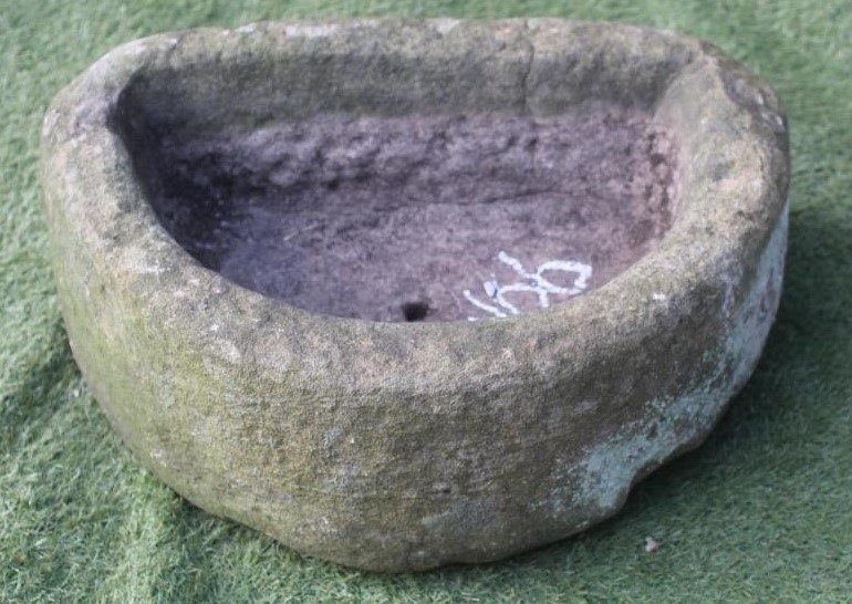 A SANDSTONE TROUGH of D form Image