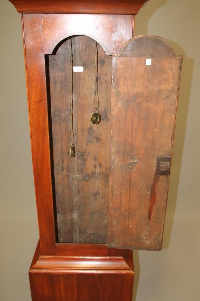 A FRUITWOOD LONGCASE CLOCK Image