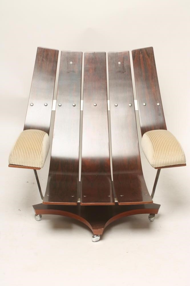 A G PLAN "HAUSTMASTER" SWIVEL LOUNGE CHAIR by IB KFOD-LARSEN Image