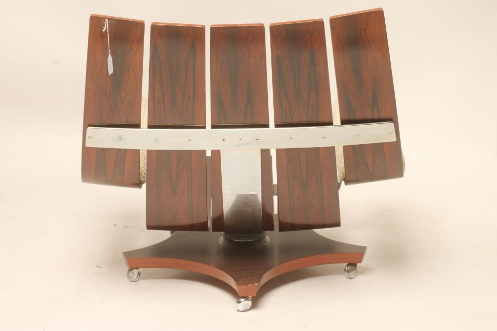 A G PLAN "HAUSTMASTER" SWIVEL LOUNGE CHAIR by IB KFOD-LARSEN Image