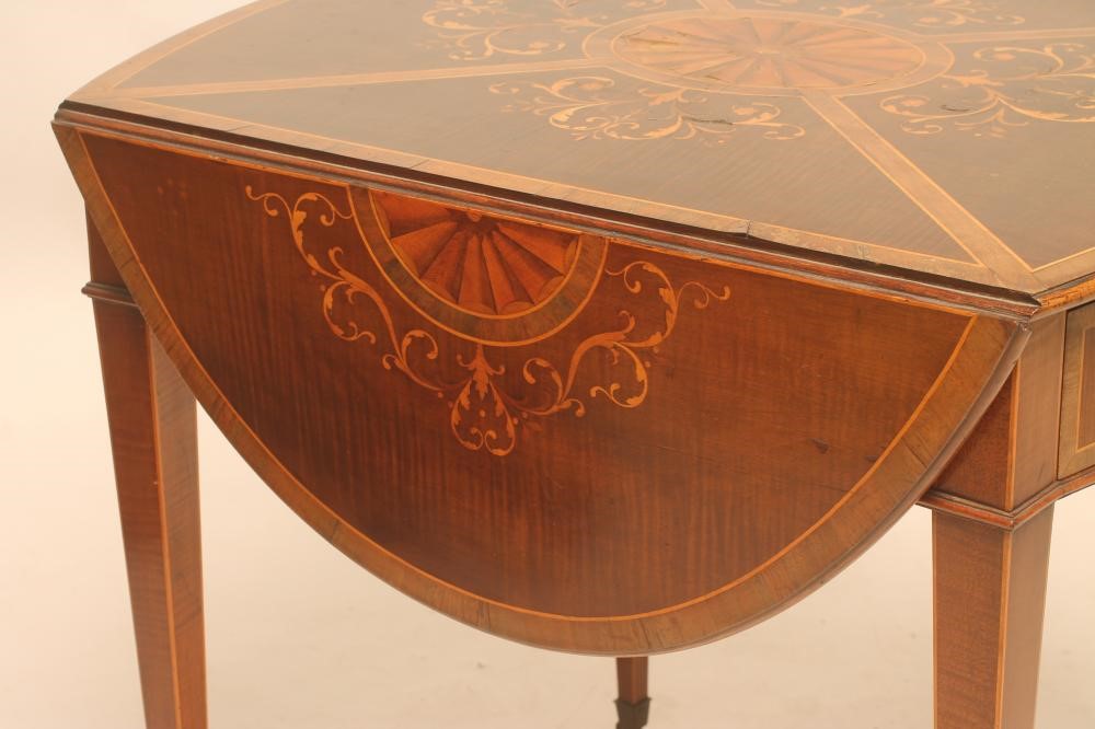 A MAHOGANY PEMBROKE TABLE Image