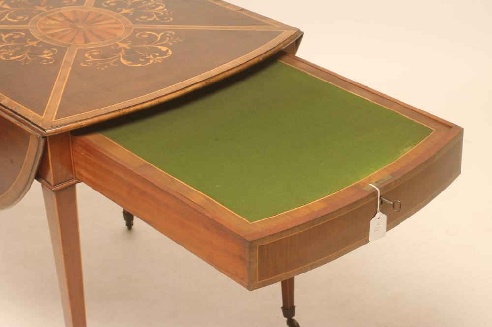 A MAHOGANY PEMBROKE TABLE Image