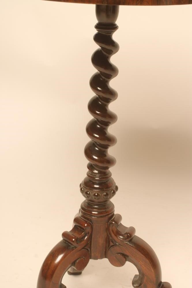 A VICTORIAN ROSEWOOD WINE TABLE Image