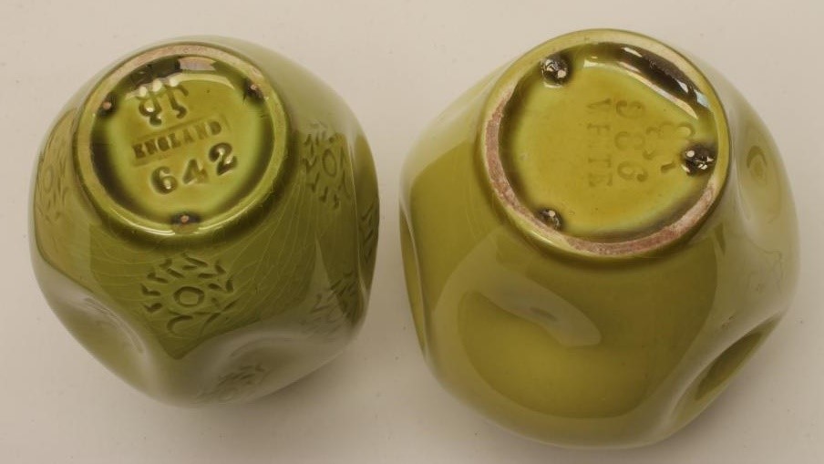 A BURMANTOFTS EARTHENWARE CORINTHIAN COLUMN CANDLESTICK Image