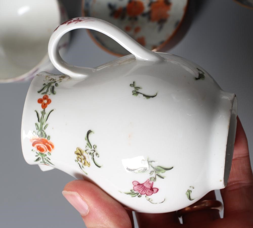 A COLLECTION OF CHINESE PORCELAIN TEAWARES comprising a "Boy in a Window" quatrefoil spoon tray Image