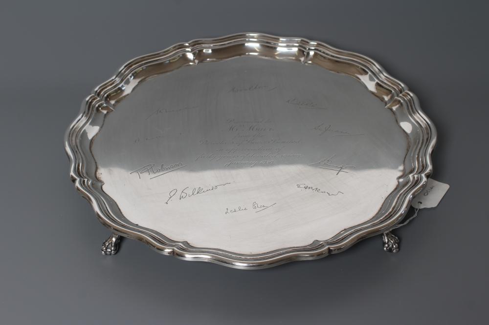 A SILVER SALVER Image
