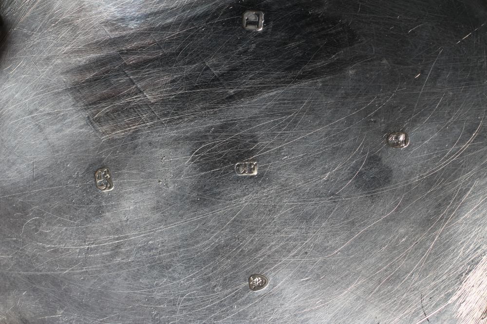 A GEORGE III SILVER TEAPOT Image